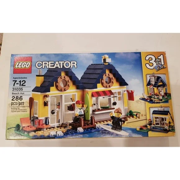 Lego Toys Lego Creator 335 Beach Hut 3 In 1 Retired Set 7 New Poshmark